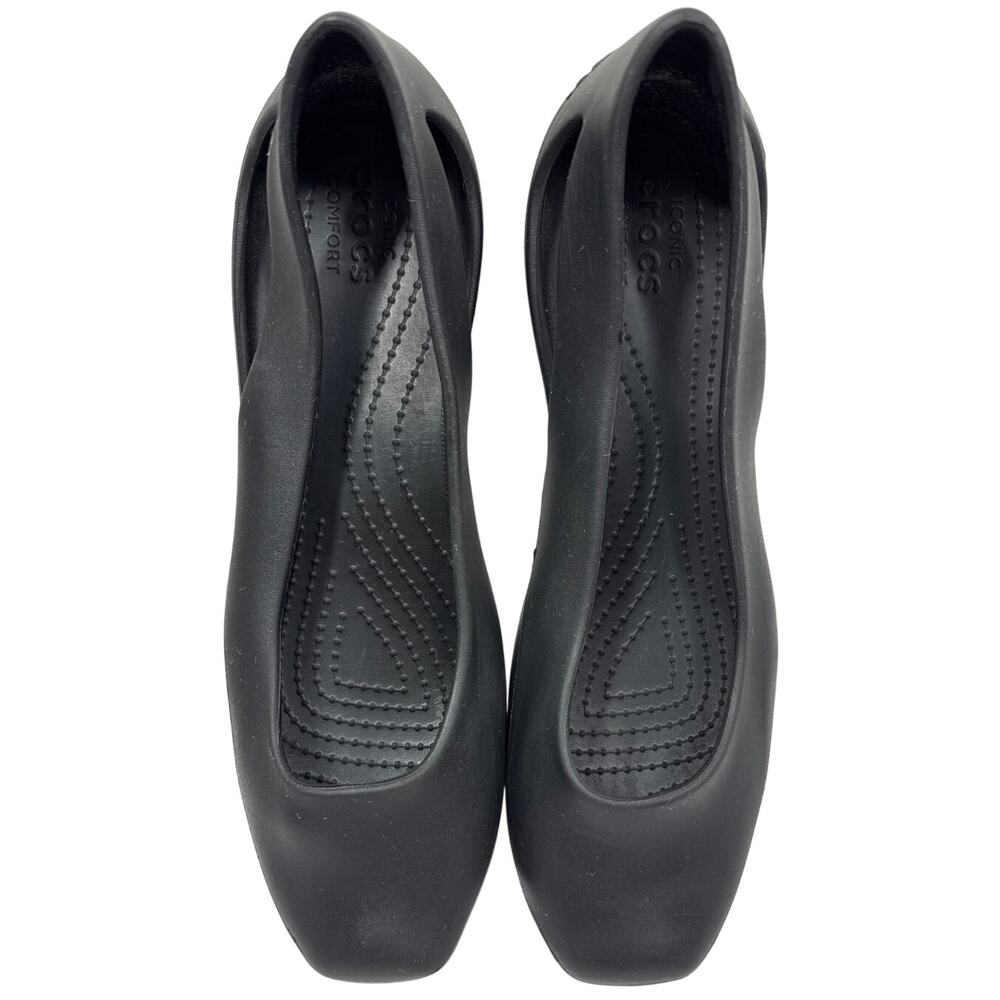 Crocs Sloane Ballet Flats Black, Size 8, Women's